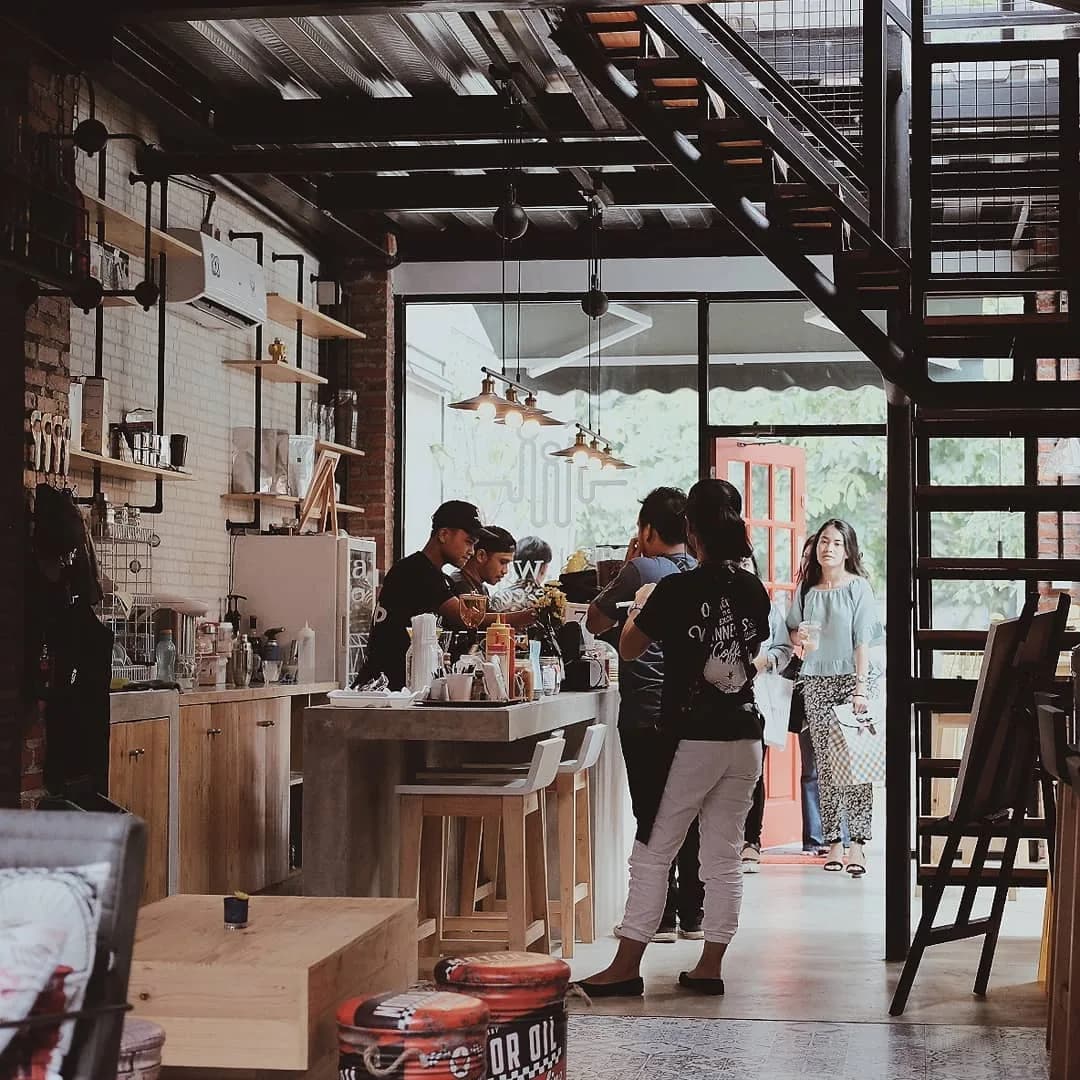 Interior Third Wave Coffee Bogor — arsip